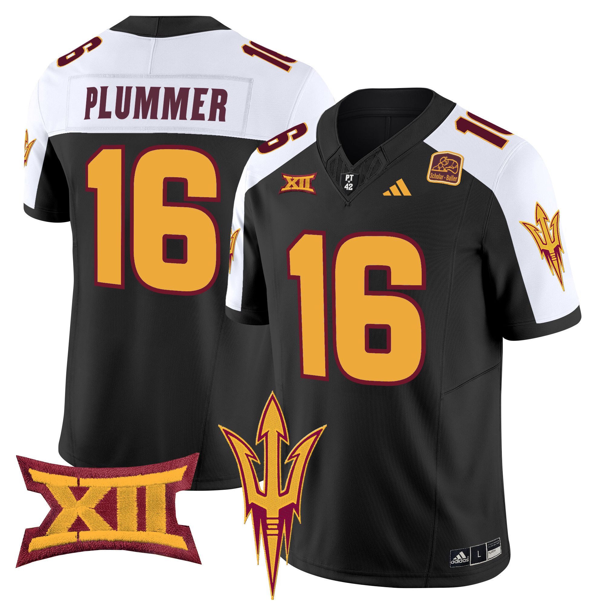 Men Arizona State Sun Devils #16 Plummer Black 2024 Vapor Limited NCAA Jersey->ncaa teams->NCAA Jersey